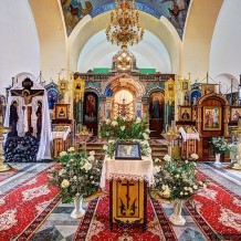 wnętrze cerki św. Mikołaja w Białowieży