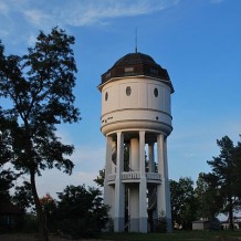 Zabytkowa wieża ciśnień w Białymstoku 