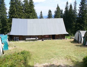 Baza namiotowa na Hali Górowej
