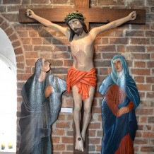 Oryginalny gotycki Krucyfiks z kapliczki Jerozolimskiej w Myśliborzu