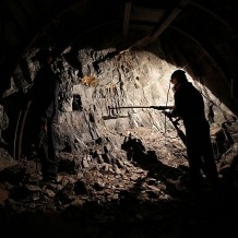 Ekspozycja w udostępnionej do zwiedzania części kopalni Liczyrzepa