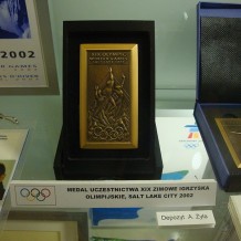 Medal uczestnika Zimowych Igrzysk Olimpijskich w 2002