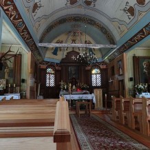 Drewniany kościół we wsi Mikaszówka, gmina Płaska