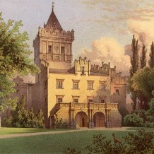 Zamek w II połowie XIX wieku