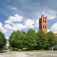 Wieża kościoła ewangelickiego w Pieniężnie