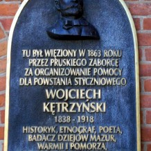 Tablica pamiątkowa poświęcona W. Kętrzyńskiemu