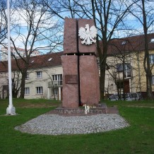Kamień pamiątkowy poświęcony NSZZ 'Solidarności'
