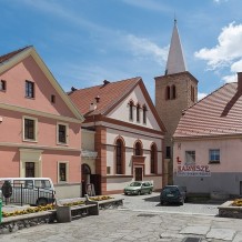 Zespół dawnego kościoła ewangelickiego w Bystrzycy