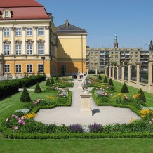 Barokowy ogród przy Pałacu Królewskim we Wrocławiu