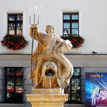 Fontanna z Neptunem w Gliwicach