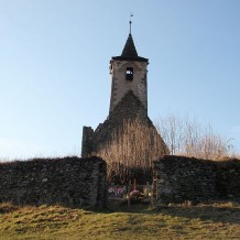 Wieża kościelna (ruina kościoła) w Pastewniku