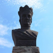 Pomnik Władysława Jagiełły w Krościenku nad Dunaj.