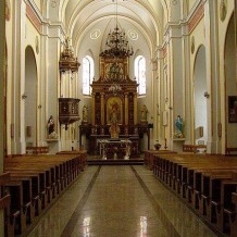 Grajewo - kościół pw. Trójcy Przenajświętszej - wnętrze
