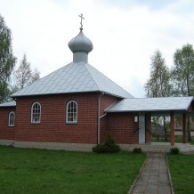 Cerkiew św. Jerzego w Kleszczelach. Widok z lewej strony.