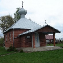 Cerkiew św.Jerzego w Kleszczelach. Widok od frontu.