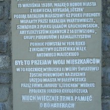 Pomnik Obrońców Białegostoku fot. Zdzisław Rapnicki.